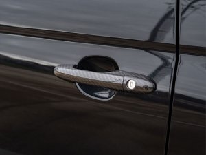 FIAT 500 Exterior Door Handle Kit - Carbon Fiber 